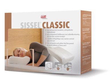 Ортопедическая подушка Sissel Classic Low под голову, премиум-класса купить в OrtoMir24